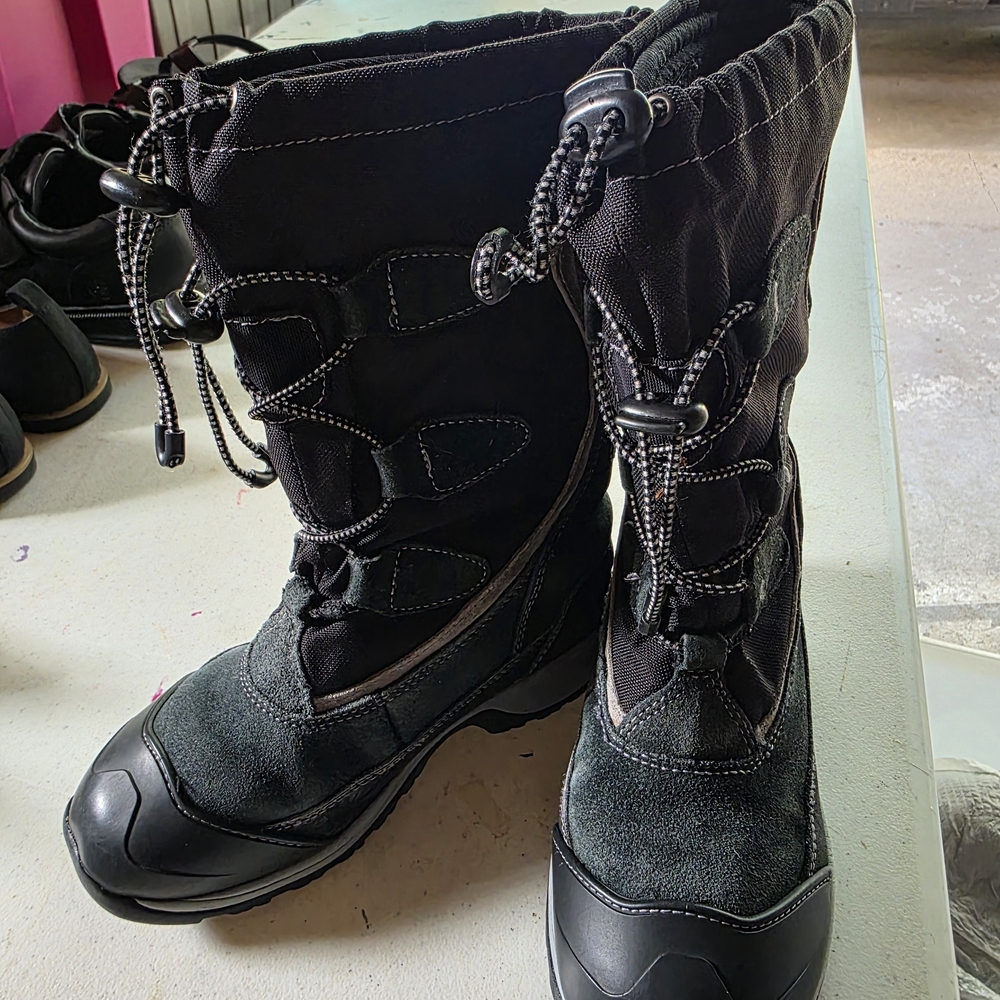 L.L. Bean Black Kids Rain & Snow Boots